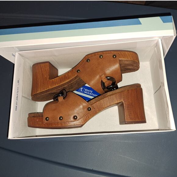 White Mountain Comfort Sole Jem Footbeds Dress Shoe Clogs Size 8M - Picture 13 of 13